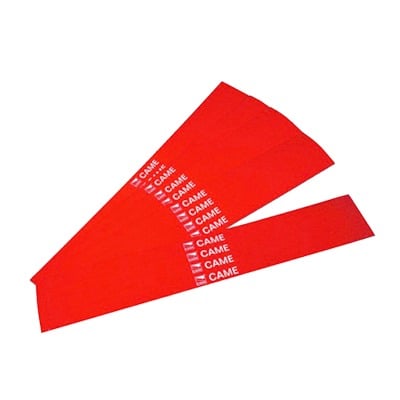 Bandas Reflectantes para Mástil / 20 Piezas / Alta Visibilidad Roja / Resistente a Intemperie y UV / Diseño Universal