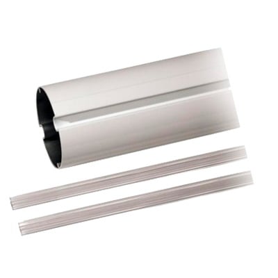 Mástil Tubular / 6 m (19.7 ft) / Aluminio / Barrera Vehicular