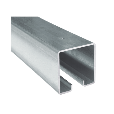 Riel Monorriel / Acero Galvanizado / 3.05 m (10 pies) / Carga 450 lbs / Canaleta U