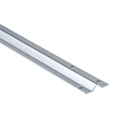 Guía de Piso para Ruedas Tipo V / Montaje de Sobreponer / Longitud 3 m (9.84 ft) / Acero Galvanizado / Ancho 25 mm