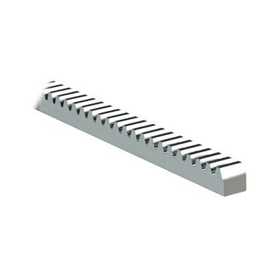 Cremallera Cuadrada / 22 x 22 mm / Módulo 6 / 3000 kgf / Acero Galvanizado / Tramos 1 m (3.3 ft)
