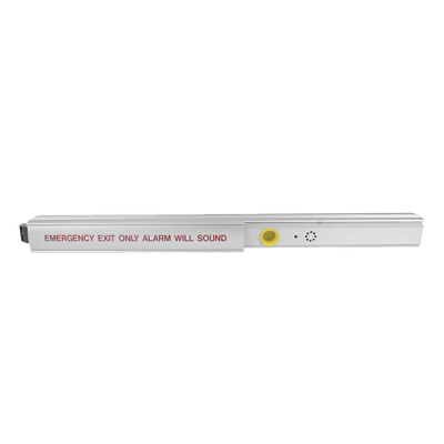 Barra de Emergencia / Cerrojo con Alarma / Resistente al Fuego 3 hrs / UL Grado 1 / Ajustable 29 a 36 pulgadas / Acabado Aluminio