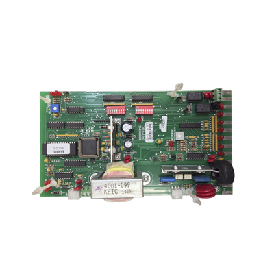 Tablilla de Control para Barrera Vehicular / 115 VAC / Configuración DIP / Sensores de Contacto y No Contacto / Temporizador 1-59 s / Montaje en Concreto