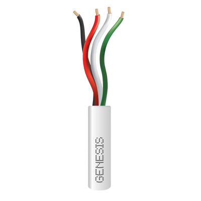 Cable de Alarmas / 4 Conductores / 22 AWG / Riser FT4 / 305 m (1000 ft) / CL3R FPLR / Cobre Sólido