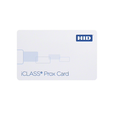 Tarjeta de Acceso Dual / iClass 13.56 MHz / Prox 125 kHz / Memoria 2 Kbits / PVC Compuesto / Sin Perforación / Numeración Personalizable