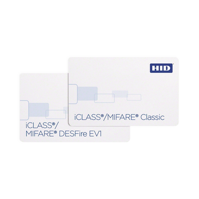 Tarjeta de Acceso Dual / iClass + Mifare / 2 Kbits / PVC Compuesto / 13.56 MHz
