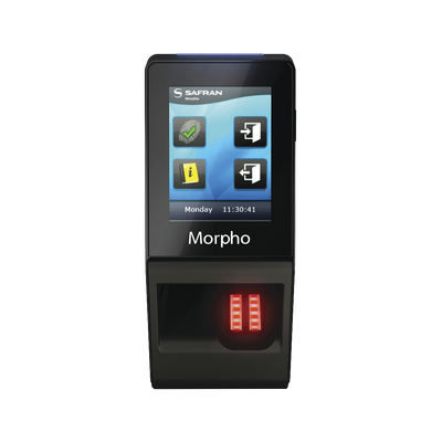 Lector de Huellas / PoE / IP65 / IK08 / Pantalla Táctil 2.8'' / Wi-Fi Opcional / FBI PIV IQS