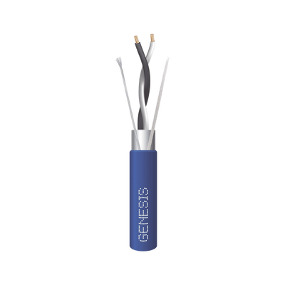 Cable de Comunicación EIA-485 / 1 Par 22 AWG / Blindado Plenum / 305 m (1000 ft) / Impedancia 16.9 Ω / Azul
