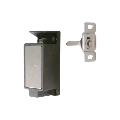 Cerradura Electromecánica para Gabinetes / Fuerza de Retención 320 lbs (145 kg) / Selección de Falla Local / 500,000 Ciclos / 12V CC / 24V CC