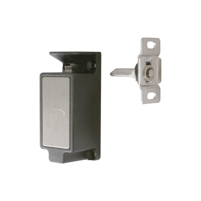 Cerradura Electromagnética para Gabinetes / 320 lbs (145 kg) / Sensor NO/NC / 12/24 VDC / Cierre o Apertura en Falla / Acero Resistente al Óxido