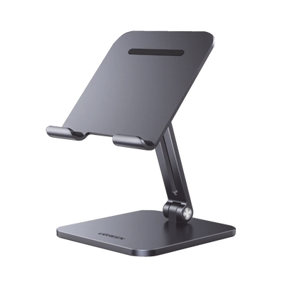 Soporte para Tablet / Ajustable 5-135° / Altura 7.1-9.1 pulgadas / Carga Máxima 1 kg / Aluminio / Plegable