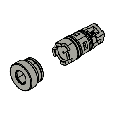 Válvula de aspiración / Compatible con actuadores serie 400, 422, 450 / Regulación precisa de flujo de aire / Control ajustable de velocidad de apertura
