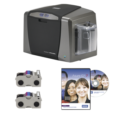 Impresora de Tarjetas PVC / Sublimación y Resina Térmica / 300 dpi / Una Cara / USB / Bandeja 100/30 Tarjetas