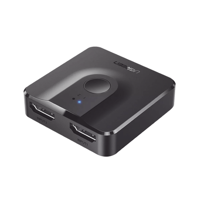 Switch HDMI Bidireccional / 4K 60Hz / HDR / 3D / Dolby Atmos / Metal / Sin Alimentación Externa