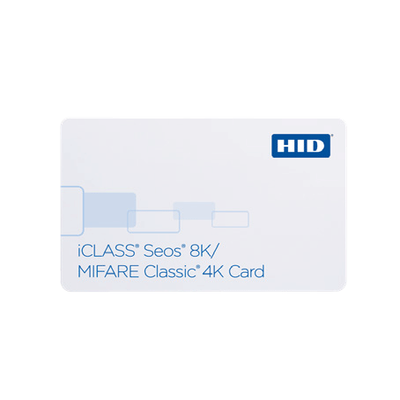 Tarjeta de Acceso Dual / 13.56 MHz / SEOS 8K + MIFARE Classic 4K / Composite PVC-PET / -40°C a +70°C