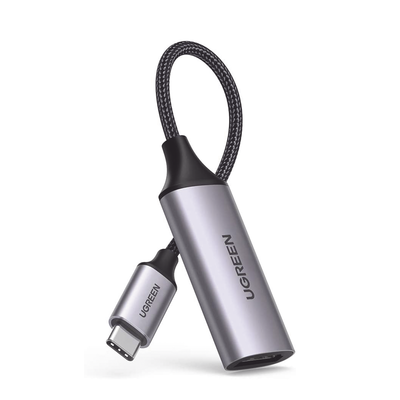 Cable Adaptador USB-C a HDMI / 4K@60Hz / HDR / Thunderbolt 3 / DisplayPort Alt Mode / Aluminio / 10 cm (0.33 ft)