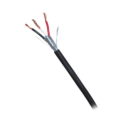 Cable Blindado / 3x18 AWG / 305 m (1000 pies) / PVC Antiflama / Cinta Aluminizada + Dren