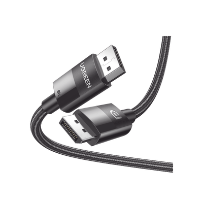 Cable DisplayPort / DP 1.4 / 2 m (6.56 ft) / 8K@60Hz / 4K@144Hz / 32.4 Gbps / Nylon trenzado / HDR / 3D