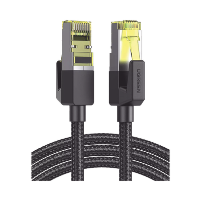 Cable Ethernet Cat7 / Blindaje F/FTP / 3 Metros (9.84 Pies) / 10 Gbps / 600 MHz / Conectores Oro