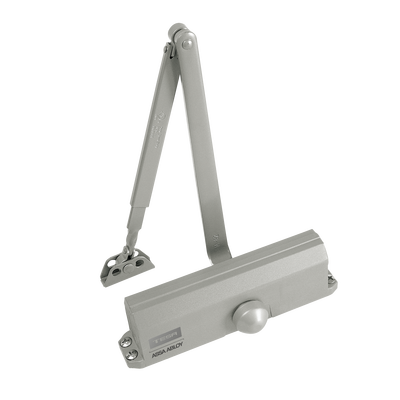 Cierrapuertas Hidráulico / Puertas 15 a 150 kg / UL Resistente al Fuego / Ajuste 90°-180° / Aleación Zinc-Aluminio / Alto Tráfico