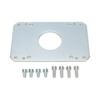 Placa intermedia para brazo de barrera / Acero inoxidable / Compatible GT4-GX4 / Resistente a corrosión