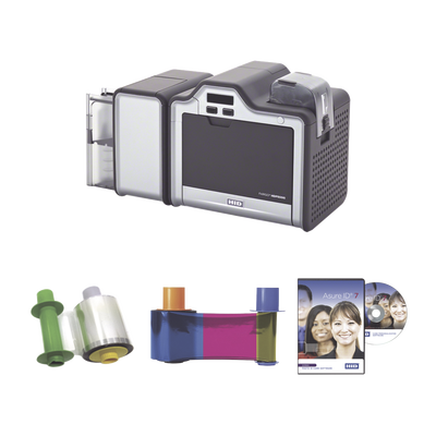 Kit Impresora Retransferencia / Doble Cara / 300 dpi / 24 seg/tarjeta / Alimentador 200 tarjetas / USB / Incluye Software y Consumibles