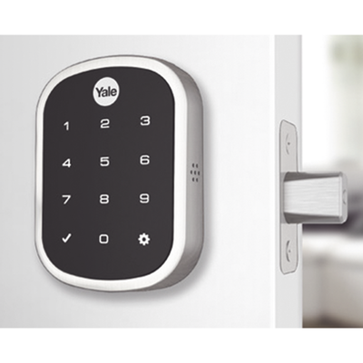 Cerradura electrónica / Teclado PIN / Semi-embutir tubular / Backset 60-70 mm / Puertas 35-57 mm (1.38-2.24 in) / Grado 2 ANSI/BHMA / Z-Wave / HomeKit