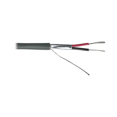 Cable de Alarma / 2x18 AWG / Blindado / 305 m (1000 ft) / UL Riser / Gris