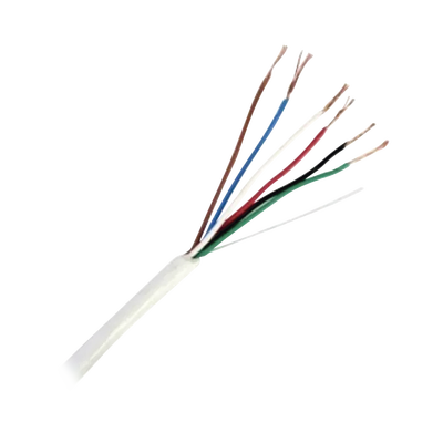Cable Multiconductor / 6x20 AWG / Blindado / 152 m (500 pies) / CMR Riser / Blanco