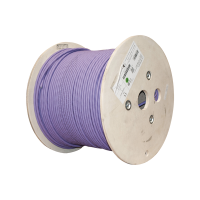 Cable S/FTP / Cat 7A / 4 Pares / 305 m (1000 ft) / Blindaje Doble / LS0H / 75°C / PoE