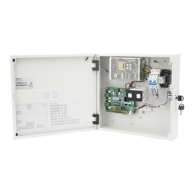Controlador de Acceso IP / 4 Puertas / Gestión 100% en la Nube / 50,000 Tarjetas / Anti-Passback / Batería de Respaldo / Compatible Wiegand