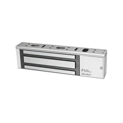 Chapa Magnética / 1200 lbs Fuerza de Retención / Voltaje Dual 12/24 V DC / Montaje Sin Herramientas / UL 10C, UL 294, ULC-S104