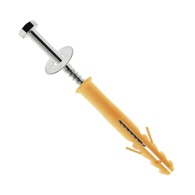 Tornillo para Tope Estacionamiento / Reductor de Velocidad / 12 cm (4 pulgadas) / Grosor 12 mm / Arandela y Taquete Plástico Incluidos