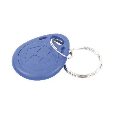 Llavero de proximidad / 125KHz EM / Formato Wiegand 26 bits / PVC azul / 35x3x6 mm (1.38x0.12x0.24 in)