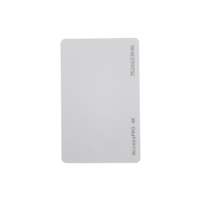 Tarjeta MIFARE Classic / 13.56MHz / 4KB / PVC Imprimible / ISO CR80 / UID 34 Bits