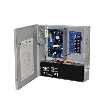 Fuente de alimentación CCTV / 12-24 VDC seleccionable / 4-6A / 8-16 salidas protegidas / Capacidad de respaldo