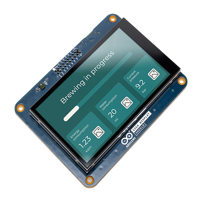 Shield Display Táctil Arduino GIGA / Pantalla TFT 3.97" 480x800 / Touch Capacitivo 5 Puntos / IMU 6 Ejes BMI270 / Micrófono Digital MEMS / LED RGB / Compatible GIGA R1 WiFi
