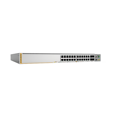 Switch PoE+ Stackeable Capa 3 / 20 puertos Gigabit + 4 Multi-Gigabit hasta 5G + 4 SFP+ 10G / 740W PoE+ / 160 Gbps / 119 Mpps
