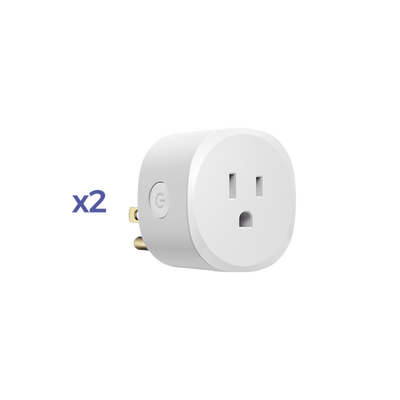 Kit de Adaptadores PlugIn / 2 Unidades / Diseño Compacto / Material Resistente a Altas Temperaturas / Instalación Sin Herramientas