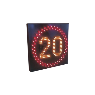 Pantalla LED para límite de velocidad / IP65 / Solar con batería / LTE 4G / 0.3 m (1 pie) a 6 m (20 pies) de alcance