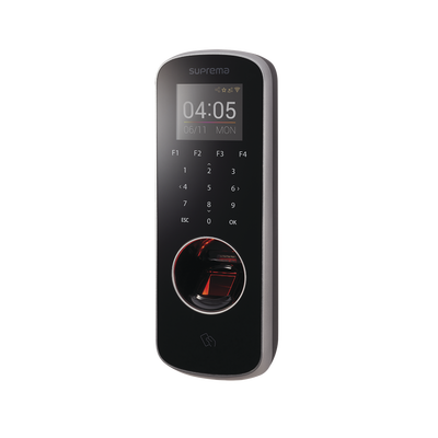 Terminal de Control de Acceso Biométrico / 1,000,000 Plantillas / TCP-IP y RS-485 / Lector 13.56 MHz MIFARE NFC DESFire FeliCa / LCD 2.0 Pulgadas / Detección de Dedo Vivo