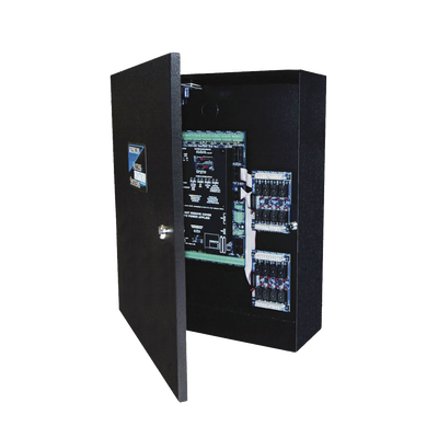 Controlador de Acceso / 8 Lectoras Wiegand / 8 Puertas / 45,000 Tarjetas / Doble Procesador / TCP-IP / 148 ft (45 m) Alcance Típico