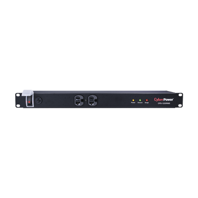 Supresor de Picos Rack 1U / 12 Salidas NEMA 5-20R / 1800J / 20A / 120V AC / Cable 4.5m (15 ft)