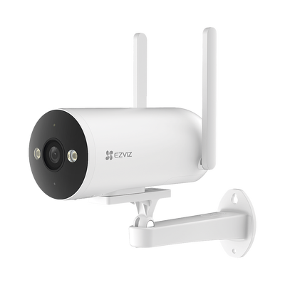 Cámara Bala IP / 3 Megapixel (2K) / 4G LTE / Visión Nocturna a Color 0.01 lux / Defensa Activa con Sirena y Luz Estroboscópica / Audio Bidireccional / IP67 / IR 30 m (98.4 ft)
