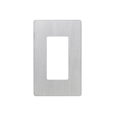 Tapa para Interruptor o Dimmer / 1-Gang / Diseño Sin Tornillos / 11.9 x 7.4 x 0.7 cm / Acabados Brillante o Mate