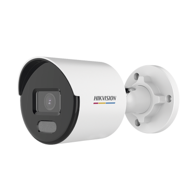 Bala IP 2 Megapixel / ACUSENSE Lite (Detección de Movimiento en Humanos y Vehículos) / Lente 2.8 mm / Luz Blanca 30 mts / Imagen a Color 24/7 / Exterior IP67 / WDR 120 dB / PoE / ONVIF
