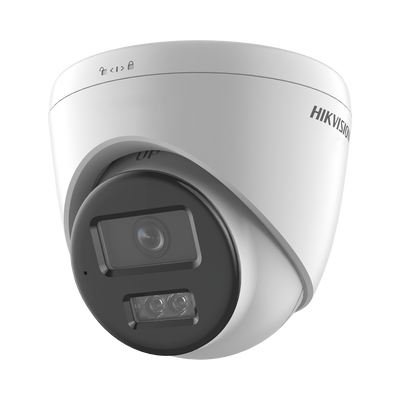 Cámara Turret IP / 8 Megapixel (4K) / Dual Light 30 m (98.4 ft) / Lente 2.8 mm / 113° HFOV / AcuSense Lite / IP67 / PoE