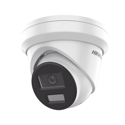 Cámara Turret IP / 6 Megapixel / Dual Light 30 m (98.4 ft) / Lente 2.8 mm / WDR 120 dB / IP67 / PoE