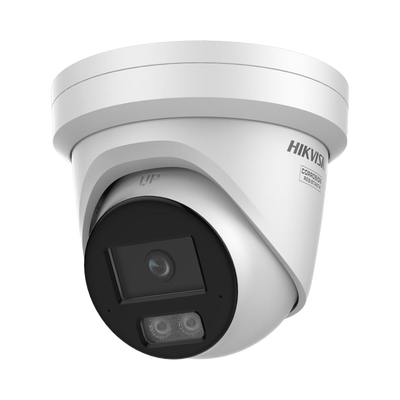 Turret IP / 8 Megapixel / Lente 2.8 mm / 30 m IR + Luz Blanca / 98 ft / IP67 NEMA 4X / WDR 130 dB / AcuSense 3.0 / AcuSeek / Metal