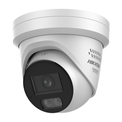Turret IP / 8 MP / Lente 2.8 mm / 30 m IR + 98 ft Luz Blanca / Audio 2 Vías / IP67 NEMA 4X / WDR 130 dB / AcuSense 3.0